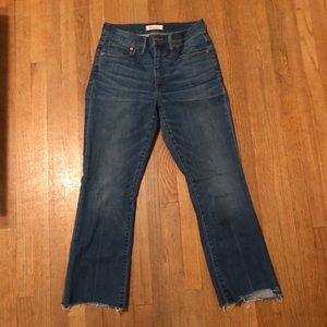 Madewell Cali Denim Boot Jeans size 27